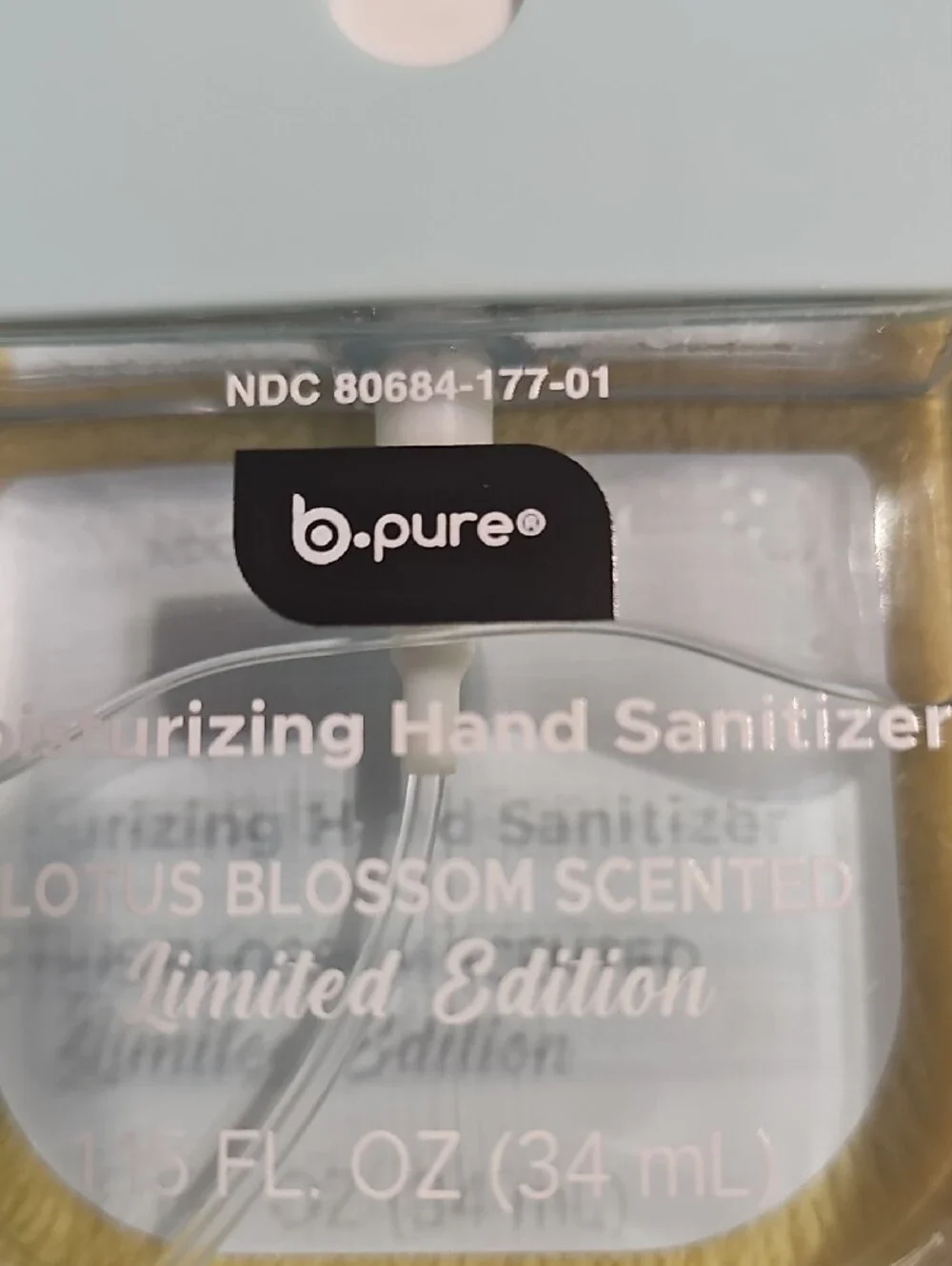 Lotus Blossom Moisturizing Hand Sanitizer (Light Blue)
